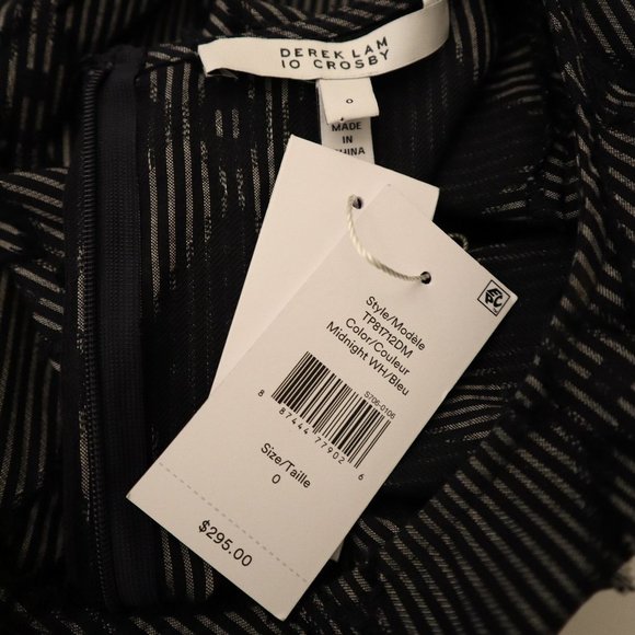 Crosby Derek Lam Short Sleeve Top Cotton/Poly New Tags $295 - Picture 3 of 9